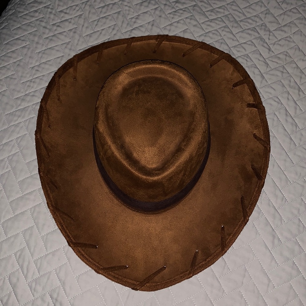 Woody costume hat with adjustable head strap